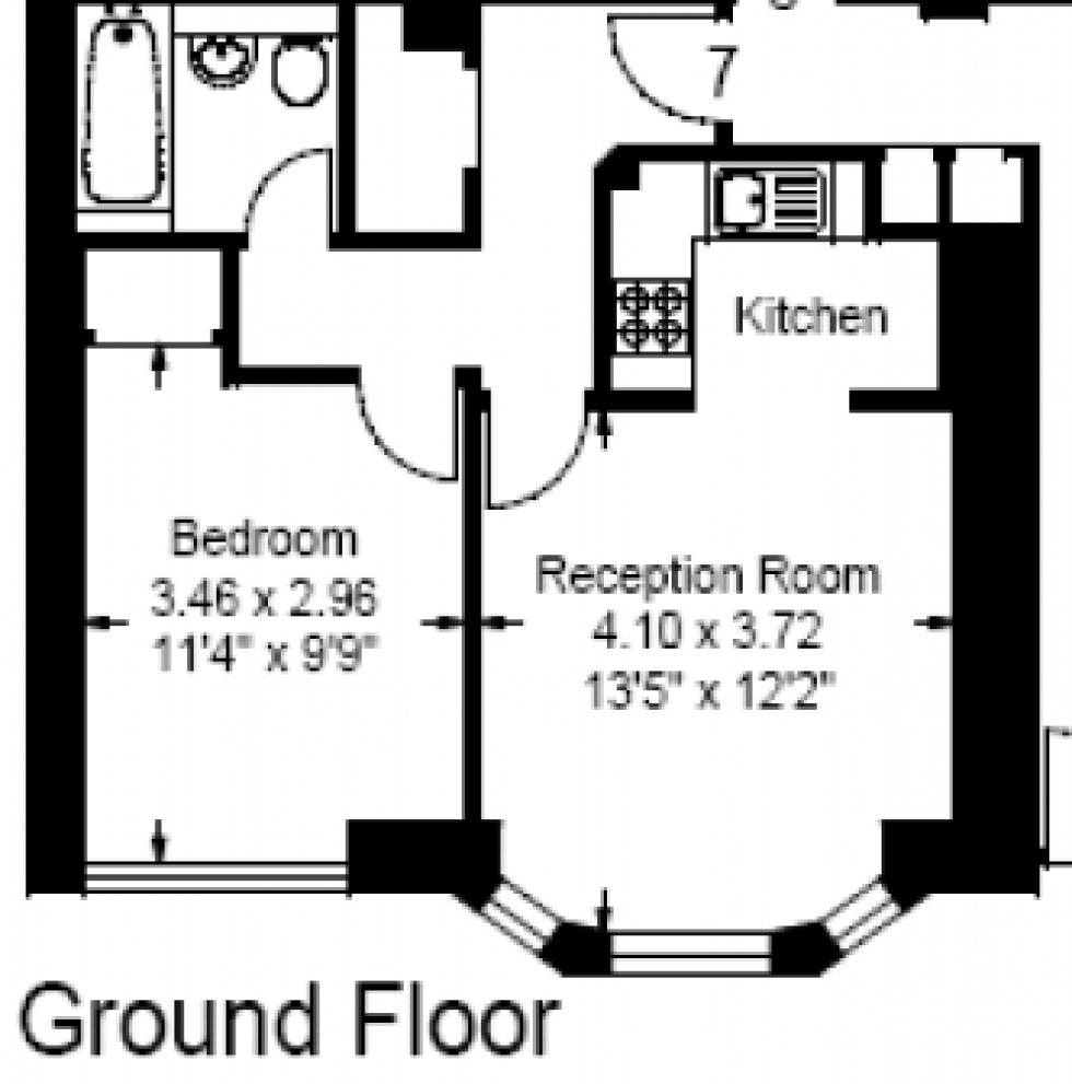 Floorplan for Grenbeck Court, SW5 9NL