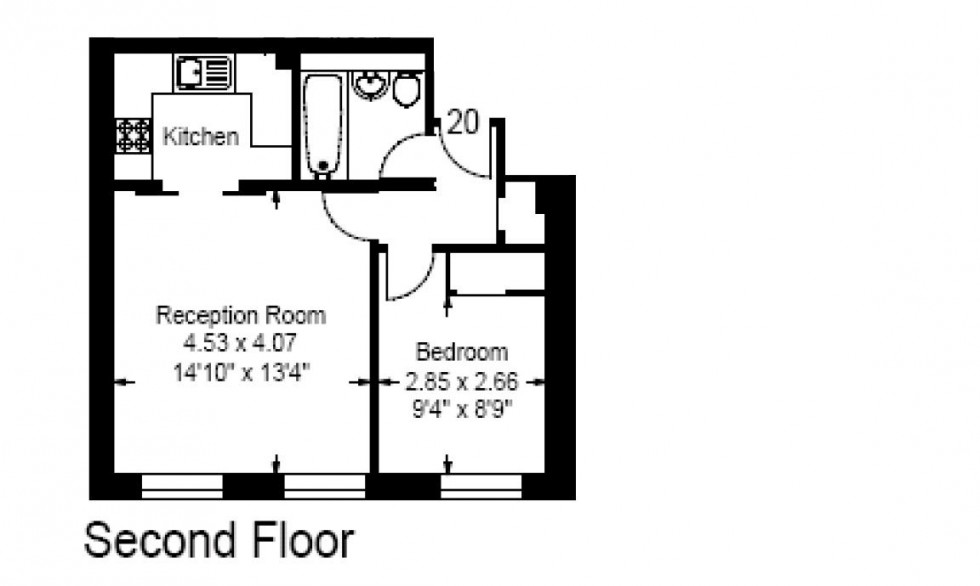 Floorplan for Grenbeck Court, SW5