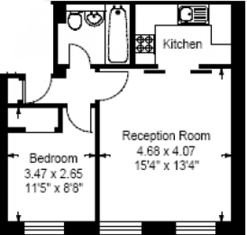 Floorplan for Grenbeck Court, SW5 9NL