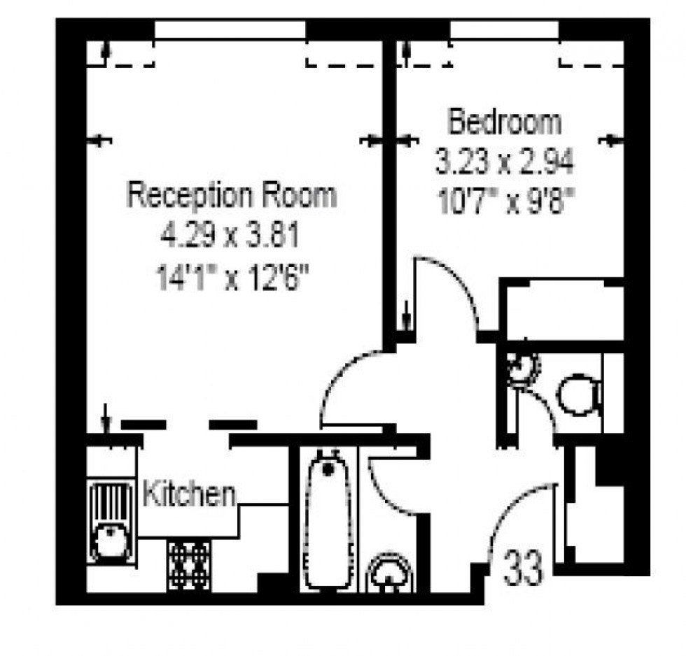 Floorplan for Trebovir Road, SW5 9NL