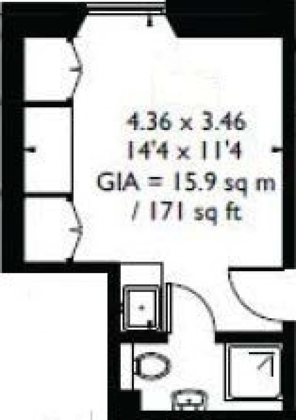 Floorplan for Queensborough Terrace, London, W2
