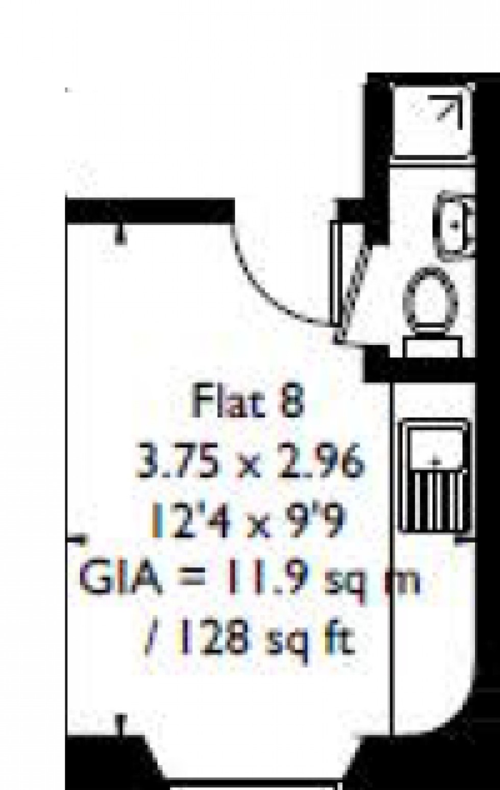 Floorplan for Queensborough Terrace, London, W2