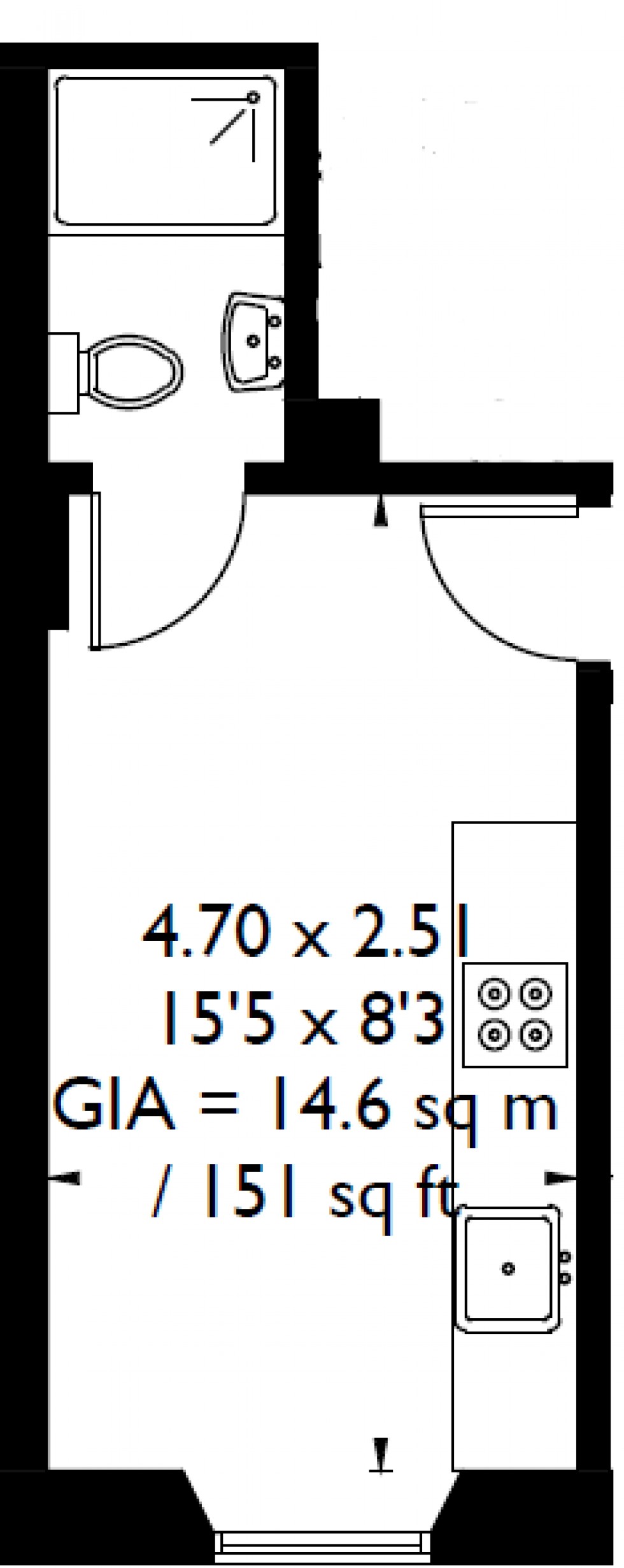 Floorplan for 12 Queensborough terrace, W2 3TB