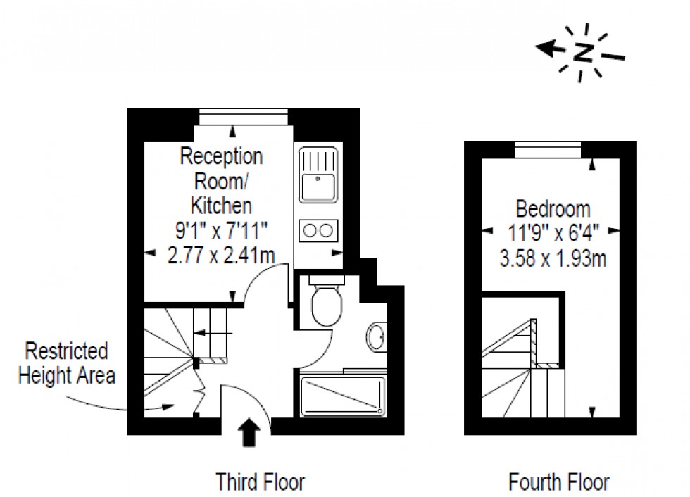 Floorplan for Queensborough Terrace, London, W2