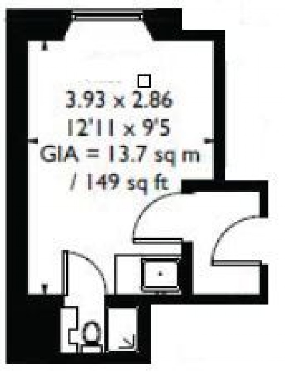 Floorplan for Queensborough Terrace, W2