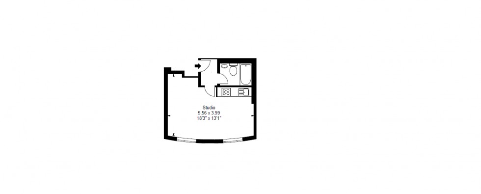 Floorplan for 200 Sussex Gardens, W2 3UA
